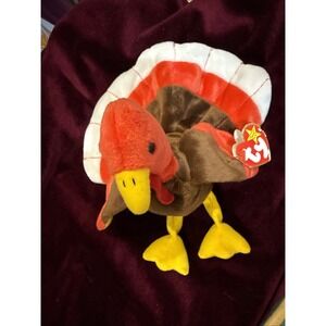 TY Beanie Baby – GOBBLES the Turkey (5.5 in) 1996